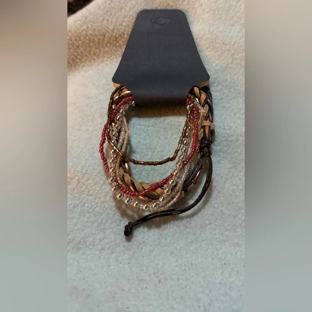 Bohemian Multi-Strand Bracelet NWT